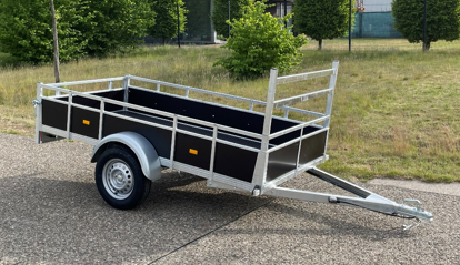 [BE30.15.75] Bakwagen Hout 300 x 151 cm (750kg, 1, Staal)